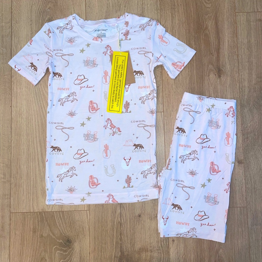 Bamboo cowgirl horse pajamas